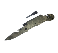 Nóż survivalowy 6w1 camo